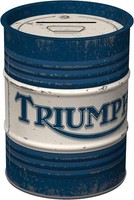 Nostalgic-Art - Metall Spardose SparbüChse Sparschwein - Triumph Oil Barrel