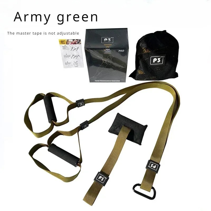 Home Gym Suspension Resistance Strength Training Fitness Straps Workout Trainer