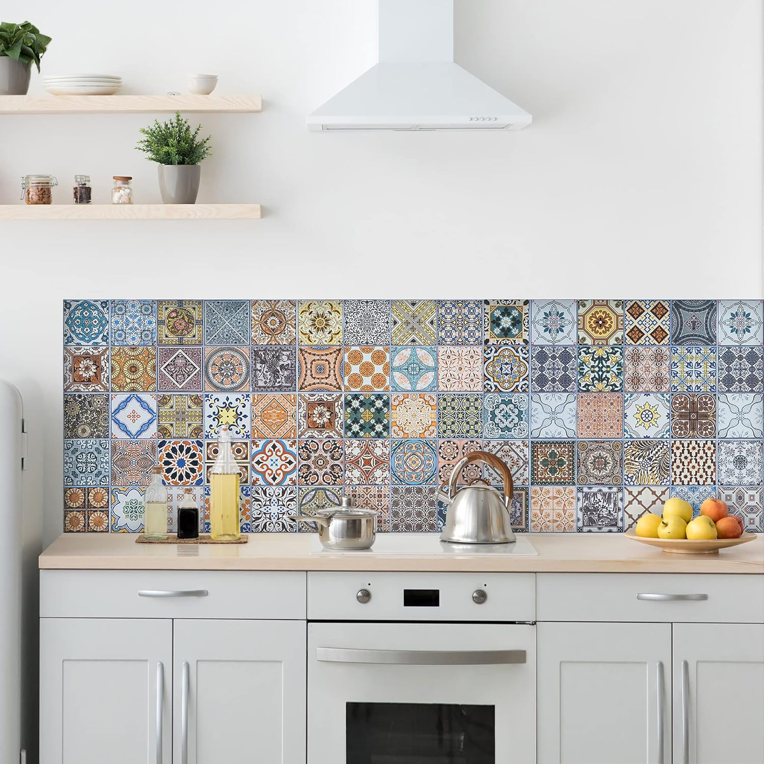 Rivestimento Adesivo Cucina 180x60cm Azulejos Siviglia - Top Design