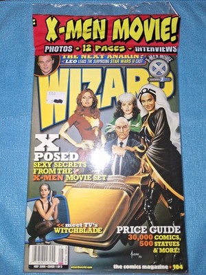 Wizard Comics Magazine #104 2000 Jusko X-MEN Cover SEALED w/ Marvel Knights Post