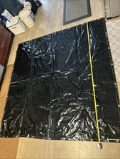 WELDING Green TRANSPARENT WELDING CURTAIN 14MM Green - 70x67 Little Use