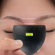 Eyebrow Stencil Kit with 3-Point Measuring Ru...