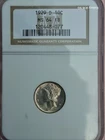 1929 D Mercury Dime NGC MS64 FB  Old School Holder.