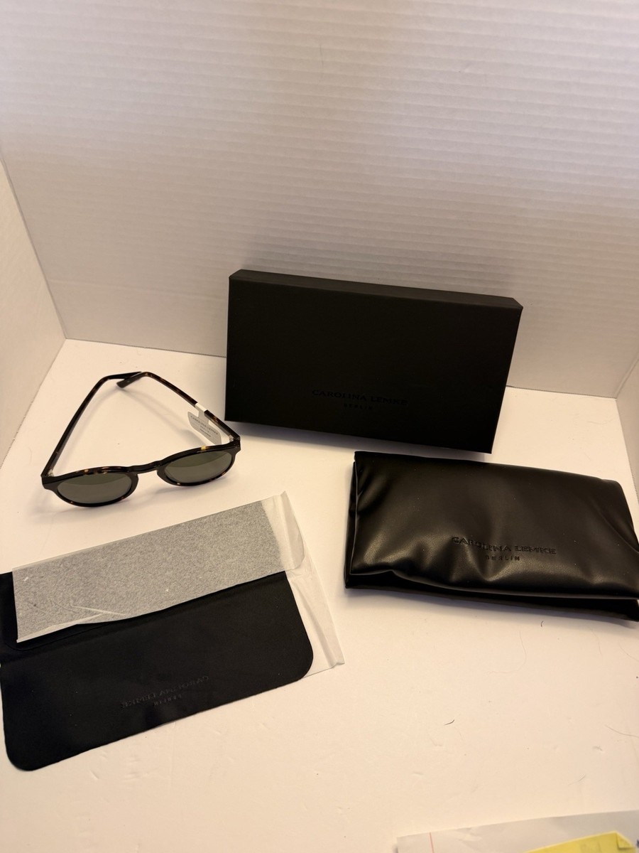 Carolina Lemke Berlin Paco Demi Round Sunglasses Tortoise  display picture 1