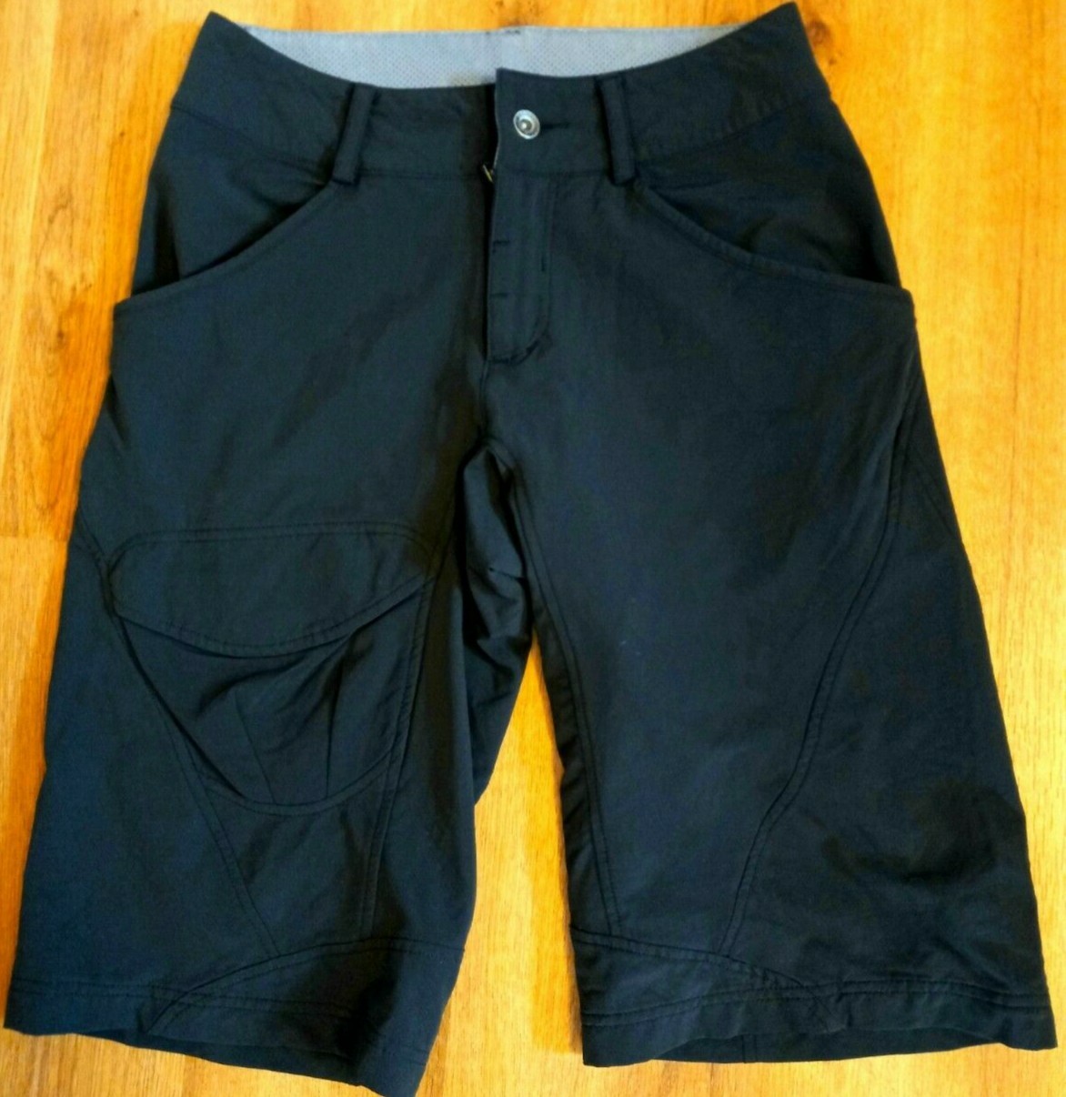 Salomon Pantaloncini Leggeri Donna Elena Escursionismo Campeggio Zaino Taglia 8 Nero