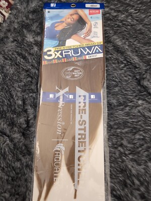 3X Ruwa Braid 24'' Sensationnel Xpression Pre-Stretched Braid Hair Color  SM30/27