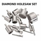 DIAMOND HOLESAW SET HOLES SAW DRILL BIT CUTTER TILE GLASS MARBLE CERAMIC 3-200mm