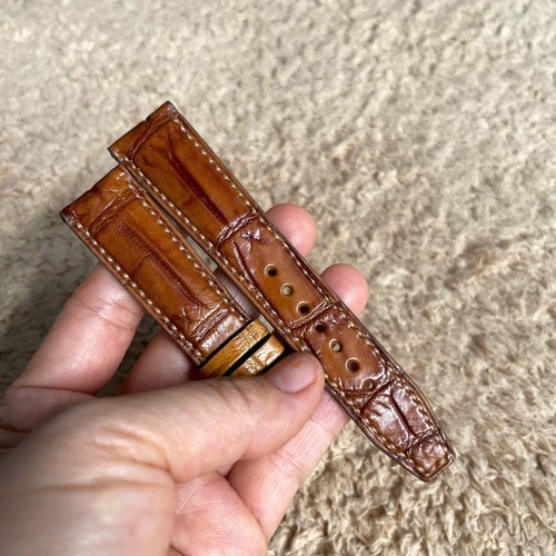 Genuine Leather Skin Watch Strap Band Brown size : 21mm/18mm - Picture 8 of 18