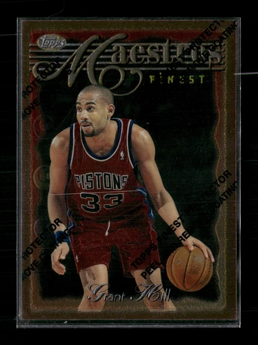 1996-97 Finest #13 Grant Hill Refractors Detroit Pistons