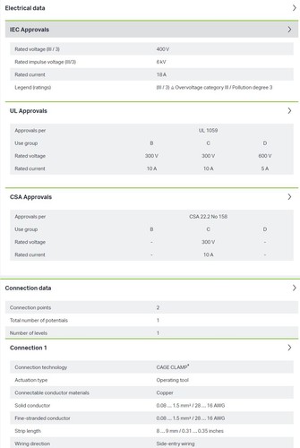 5pcs WAGO 260-301 2-Conductor Terminal Block 1,50 mm2 Gray New - Picture 4 of 4