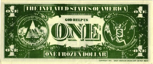 1972 1 $ & 2 $ DOLLAR ZERTIFIKATE GEGEN NIXON REPUBLIKANISCHE PRÄSIDENTSCHAFTSKAMPAGNE - Bild 2 von 4