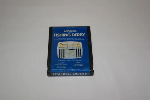 Atari 2600 Fishing Derby Game Cartridge by Activision Tested/Works .