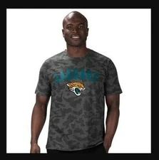 MSX by Michael Strahan Official NFL Jacksonville Jaguars Camo short sleeve shirt