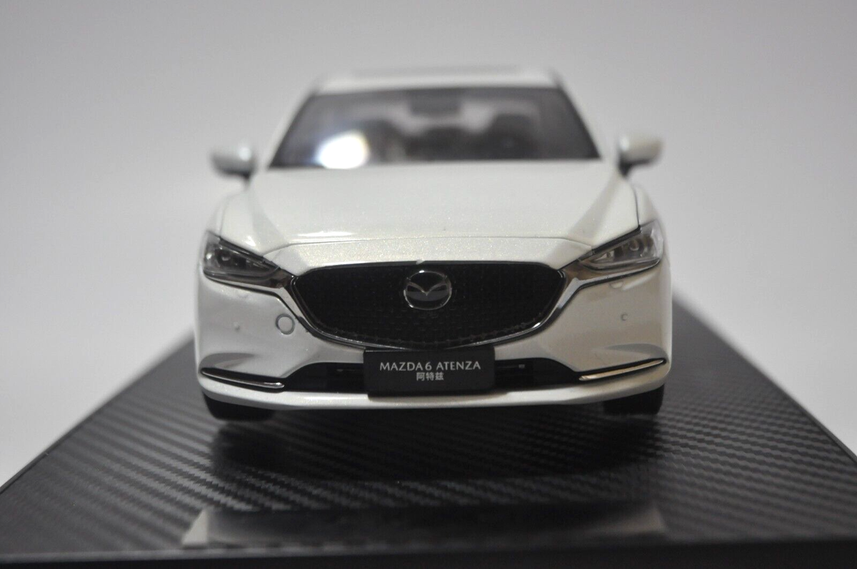 1/18 Scale 6 ATENZA 2019 White Diecast Car Model Toy Collection