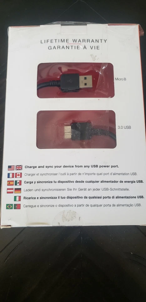 Just Wireless 5ft USB cable for Samsung MICRO B 3.0 - Image 2 of 2