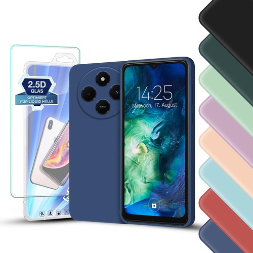 Leathlux Cover + Vetro Temperato Per Xiaomi Redmi Note 9S - Custodia In Silicona Trasparente + 3 Pellicole - 2