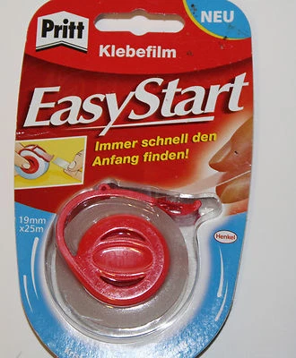 Klebeband Pritt Easy Start 2 stk 19mm x 25m (0,07€/m) prakt Abreißmechanik
