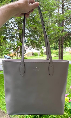 Beautiful Kate Spade New York Staci Medium Leather Tote Handbag Purse NR ~nice