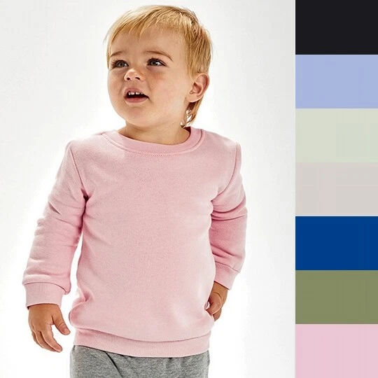 BabyBugz Baby Essential Sweatshirt BZ64 Kinder Sweatshirt NEU