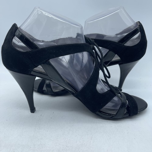 Bandolino Women's Faux Suede Junus Strappy Lace Up Open Toe Pumps Heels Size 10M - Picture 5 of 9