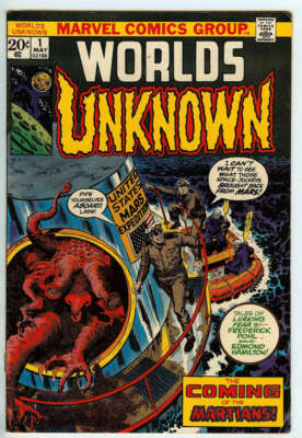 WORLDS UNKNOWN #1 4.5 // MARVEL COMICS 1973