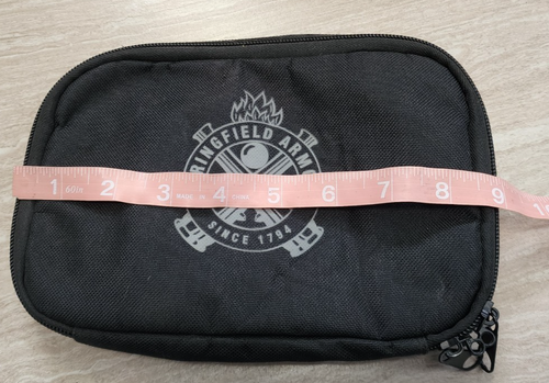 Springfield Armory Protective Soft Gun Padded Range Bag Pistol Case 6 x 9" Black - Picture 6 of 7