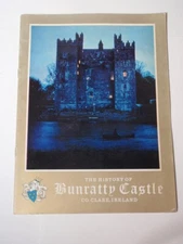 Vtg The History of Bunratty Castle Clare Ireland Booklet