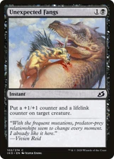 UNEXPECTED FANGS ~mtg NM-M Ikoria Common x4