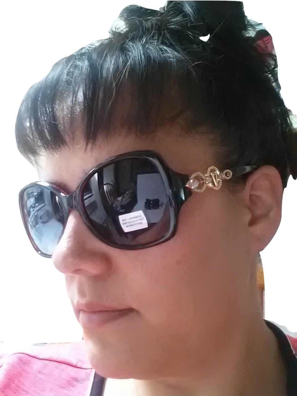 Women Wrap Around Rhinestones Sunglasses Shades Fashion Black Blue Designer main image 1