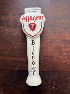 ORIGINAL Affligem Blond Beer Tap Handle Abbey Ale