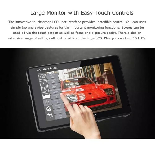 FEELWORLD LUT7S 7" 2200nits 3D LUT Field Monitor 3G-SDI 4K HDMI For DSLR Camera - Picture 14 of 17