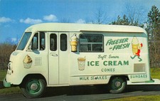 E.Riverton Nj Congelatore Fresco Gelato Camion Furgone Mobile Unità Cartolina