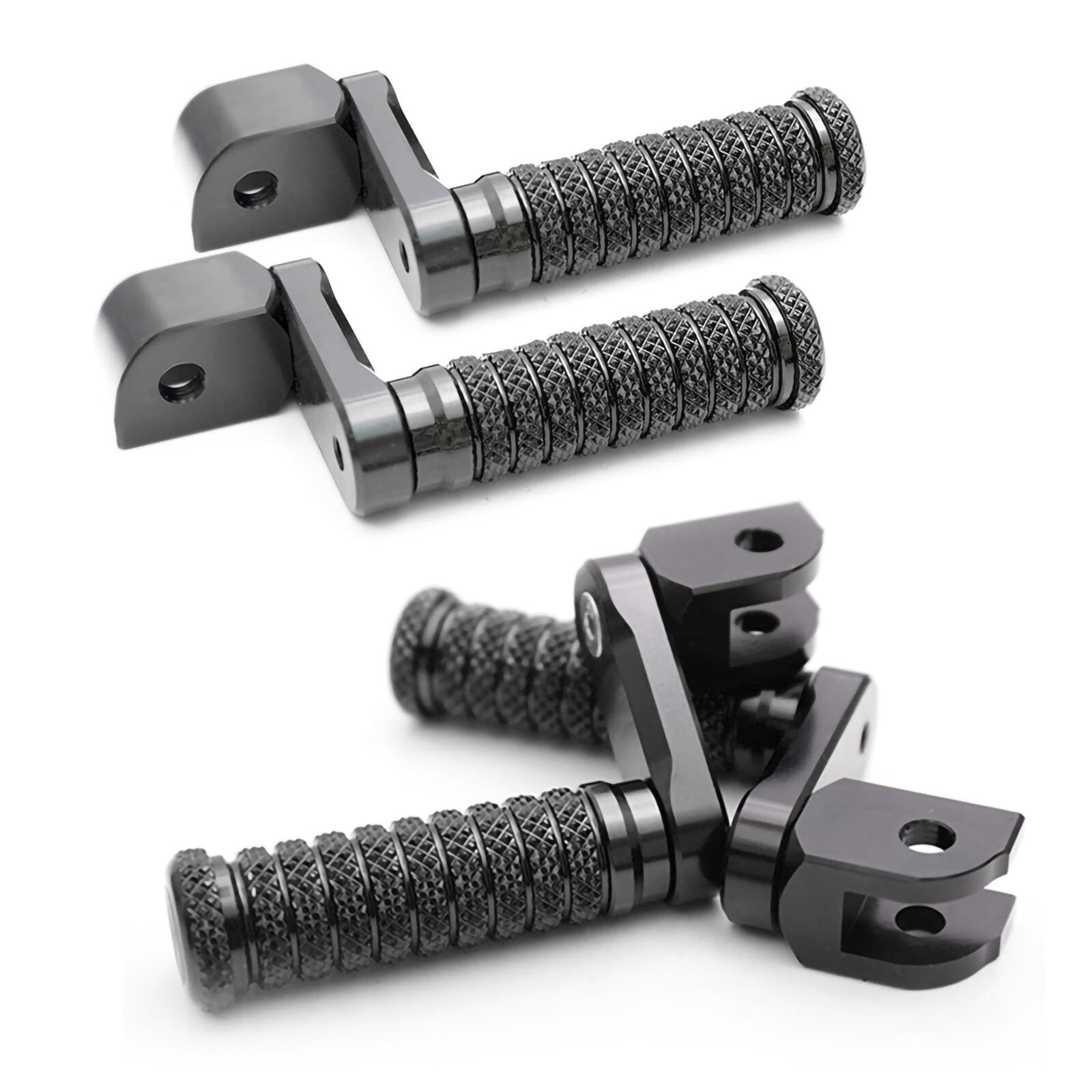 1.5 inch Riser Rider Passenger Footrests M-Grip For VFR800 98-04 05 06 ...