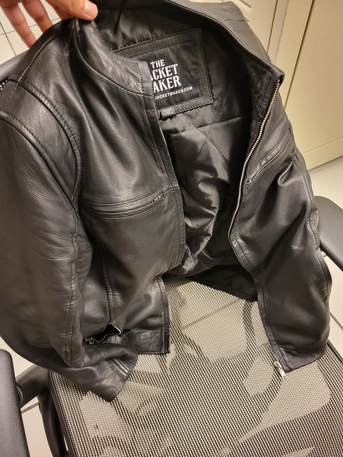 Jacket maker leather jacket XS - image 3