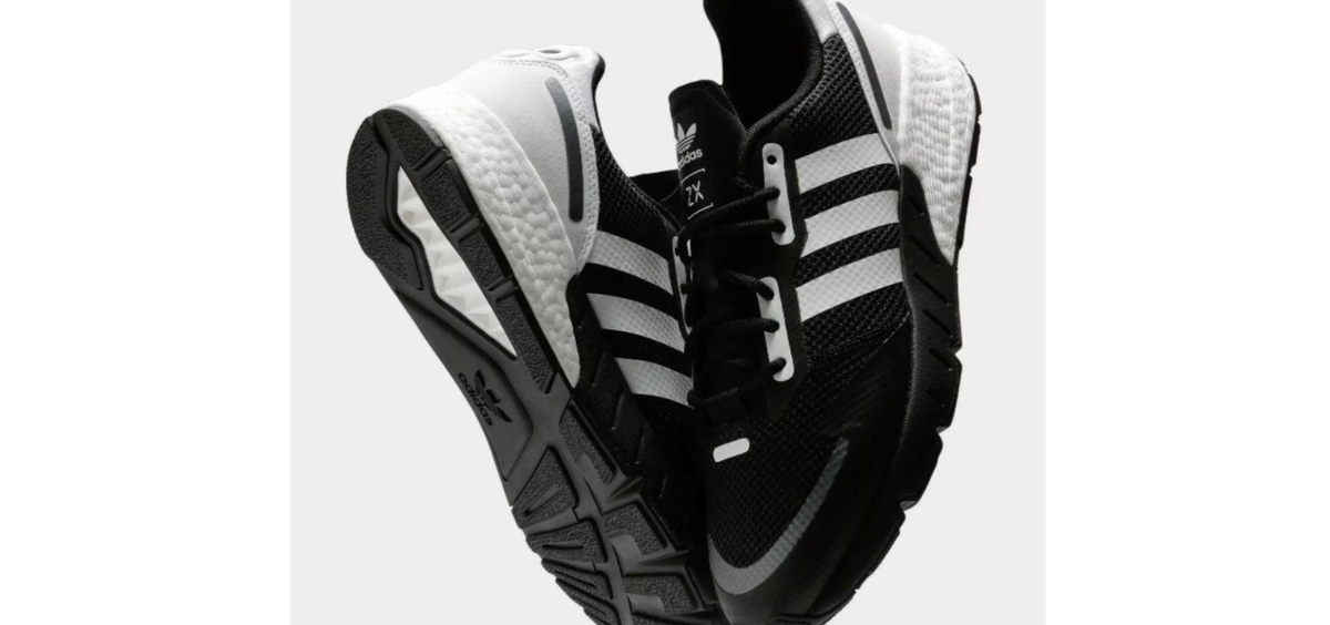 ADIDAS ORIGINALS ZX 1K BOOST BLACK/WHITE FX6515 MEN'S ADIDAS ORIGINALS ZX 1K BOOST BLACK/WHITE FX6515 MEN'S