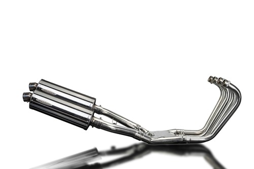 Yamaha FJ1100 1984-1985 Delkevic Full Exhaust 4-2 14" Oval Stainless Mufflers - Picture 5 of 5