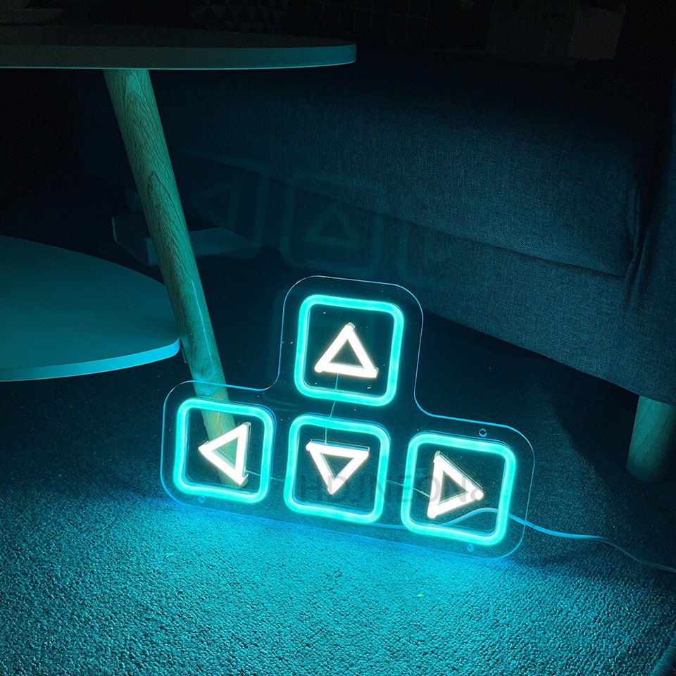 Keyboard Neon Signs Keyboard Personalized Night Light for Game Room
