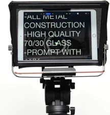 Glide Gear Tablet iPad Smartphone TMP100 Video Camera DSLR Teleprompter Glass