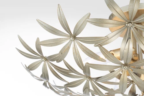 Minka Lavery Flower Child 4 Light Flush Mount, Ambry Gold - Picture 5 of 5