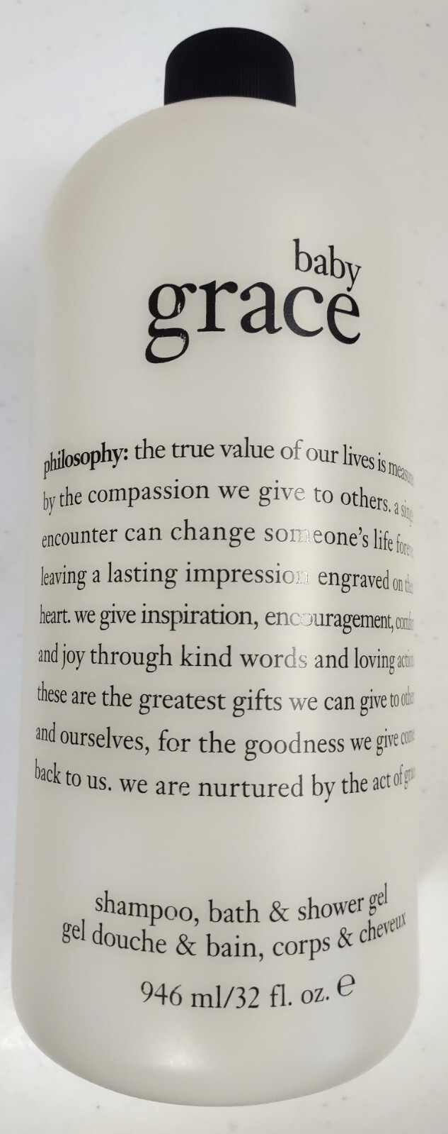 Philosophy Baby Grace Shampoo Bath Shower Gel 32 oz bottle Free Fast