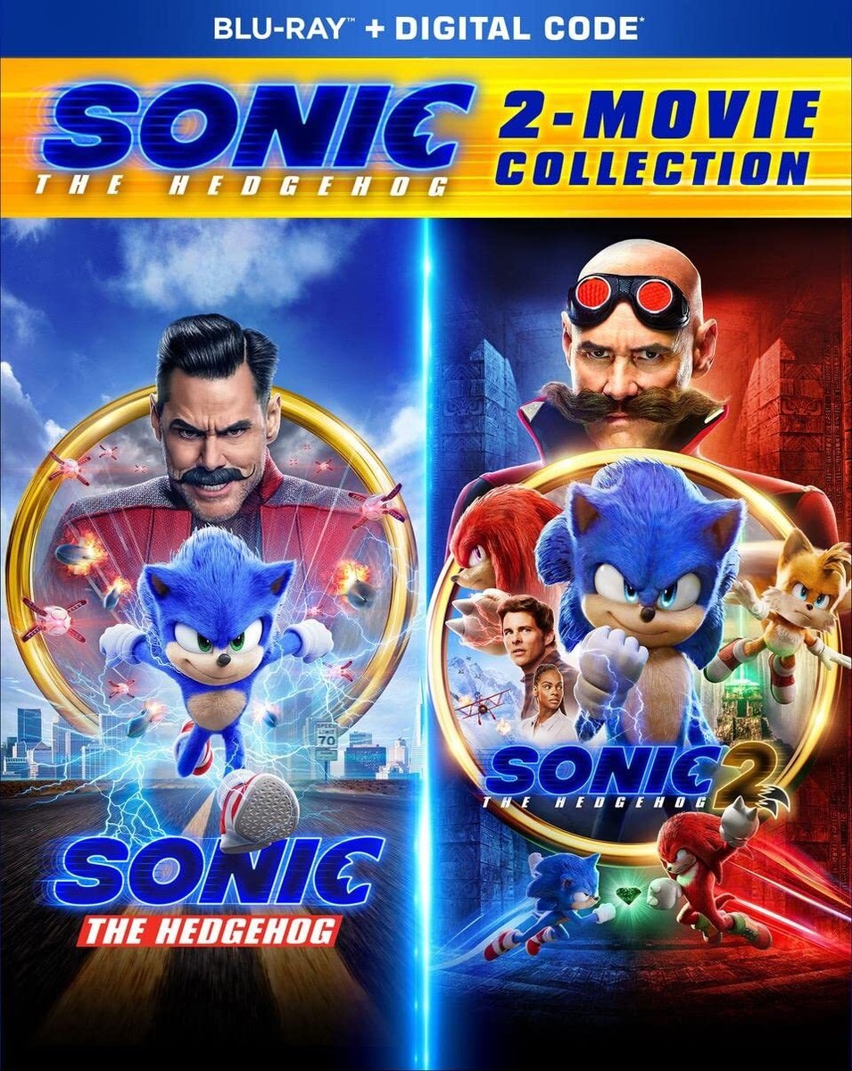 Sonic 2 Movie Adventure DVD Sonic and Friends vs Dr Robotnik and