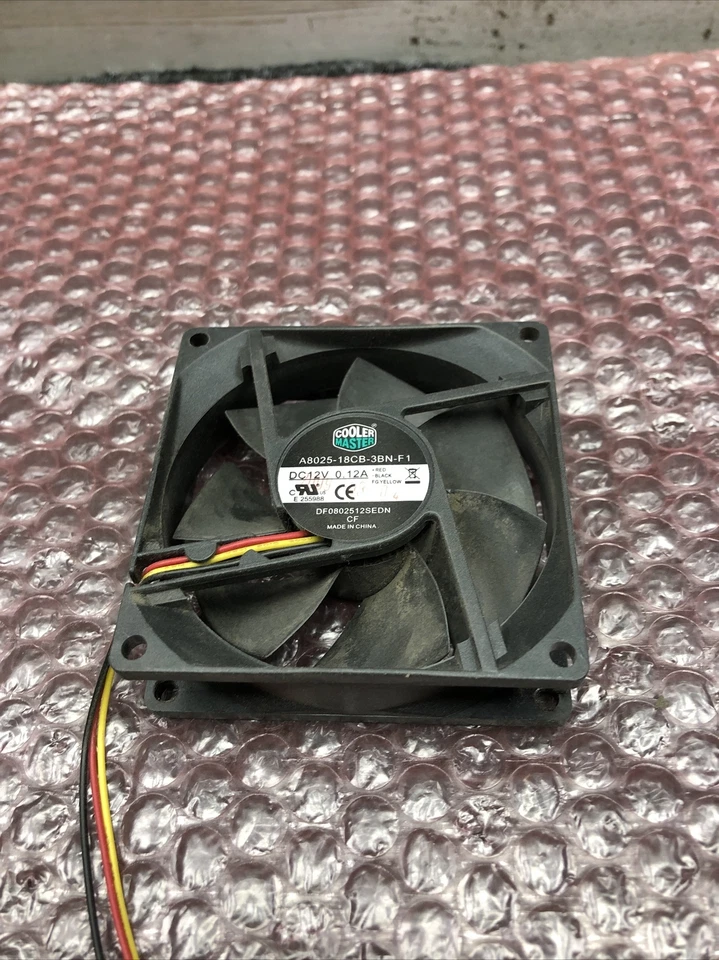 Cooler Master A8025-18CB-3BN-F1 Case Cooling FAN 12V 0.12A 3-Pin 80mm - Image 3 of 4