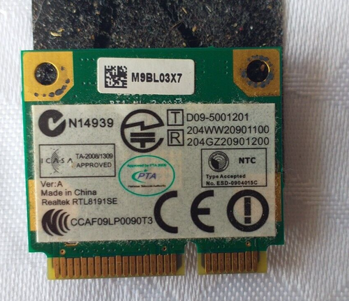Carte WiFi Pour Ordinateur EMachines E528 - Occasion, Fonctionnelle, Avec Marques D'usure
