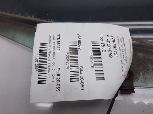 Driver Rear Door Glass Sedan Canada Market Fits 01-05 BMW 320i 51348196027 - Picture 10 of 12