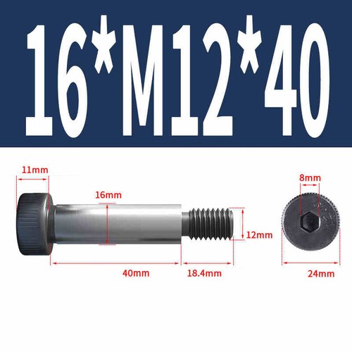 Shoulder Screws Allen Bolt Thread Socket Head High Tensile 12.9 M5 M6- M16 Steel - Picture 129 of 166