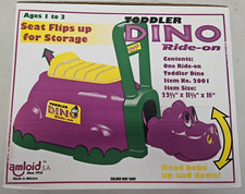 VTG RARE!! Amloid Toddler Dino Ride On NEW