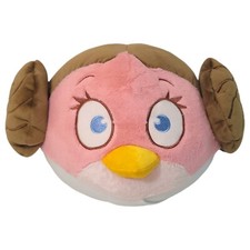Angry Birds Princess Leia Plush Pink Stuffed Animal Star Wars Commonwealth 10x14