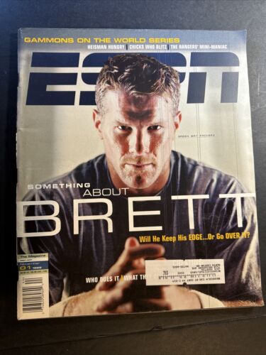 ESPN NFL 11/11/1999 Brett Favre Cover Appearance Green Bay Packers NM-MINT