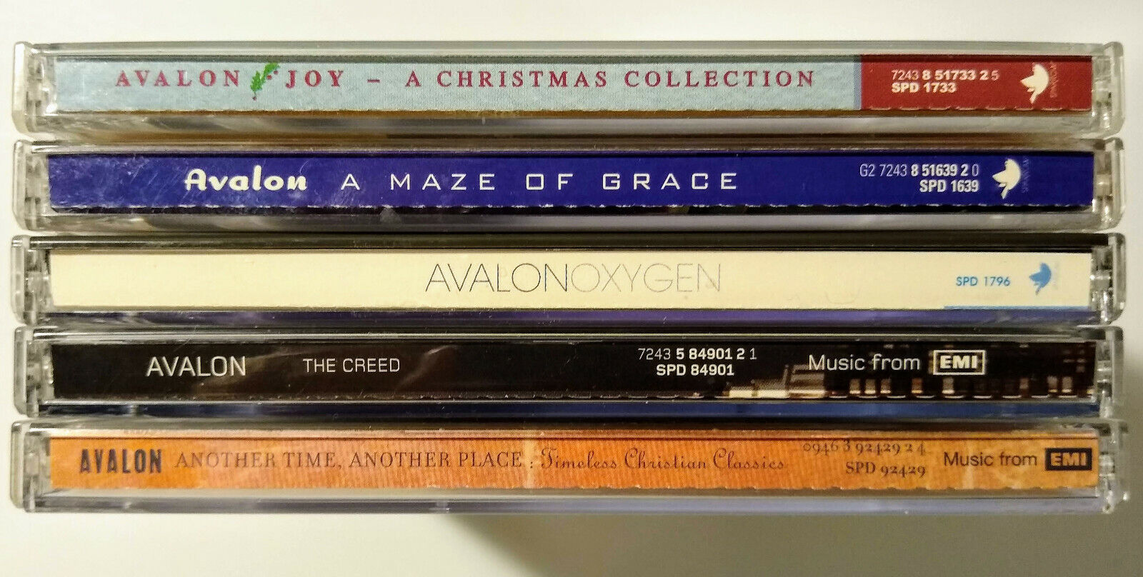 5 CD lot Avalon Joy (Christmas) A Maze of Grace Oxygen Creed Another Time Place