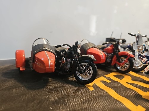 MAISTO HARLEY INDIAN TOYS MODEL MOTORCYCLES LOT OF 17 POLICE SIDECAR MILITARY #1 - Picture 5 of 14